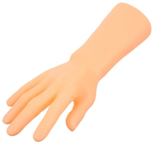 Cabilock Männliche Rechte Hand Schaufensterpuppe Schmuckdisplay Aus Robustem Kunststoff Weiß Für Ringe Uhren Präsentation Und Schmuckorganisation