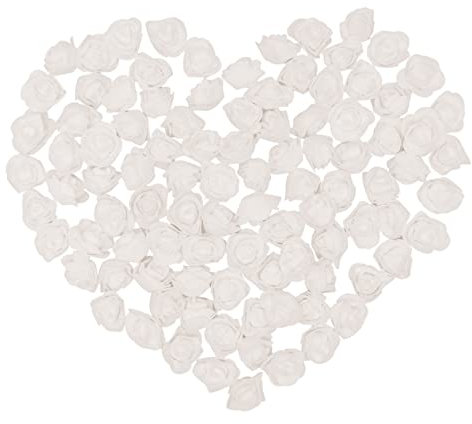 Homoyoyo 100stücke Künstliche Rosenköpfe Weiß Für DIY-sträuße Hochzeitsfeiern Und Heimdekoration