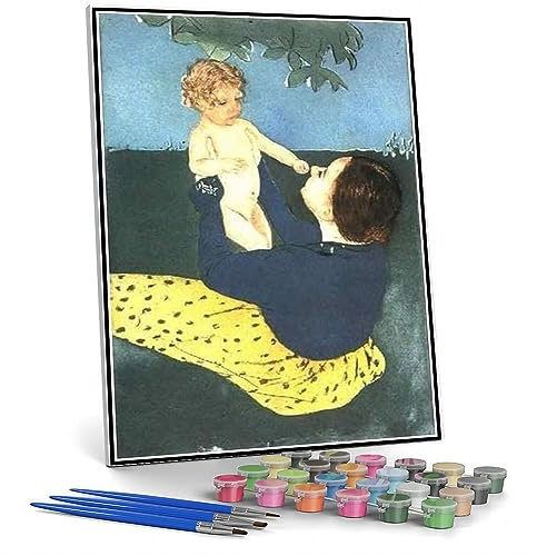 Malen nach Zahlen für Erwachsene Kits The Horse Chestnut Painting von Mary Stevenson Cassatt Arts Craft für Home Wall Decor