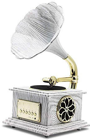 ROLTIN Tourne-Disque Bluetooth, Tourne-Disque rétro, Platine Vinyle avec Haut-parleurs stéréo intégrés, Conception de Valise (phonographe)