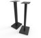 Kanto ST28 28 Universal Floor Speaker Stands for Bookshelf Speakers up to 13.6 kg | Pair | Black Steel w/Black MDF Base
