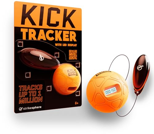 Smart Ball- Kick Tracker Keepie Uppie - Contador, Color Naranja, Small (Golden Bear Toys 1002)