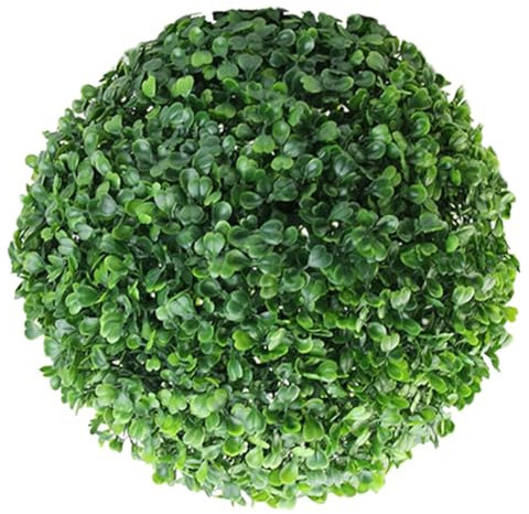 Amosfun Palla D’erba Artificiale Sospesa 30 Cm in Materiale Resistente All’usura, Decorazione Realistica Per Interni Ed Esterni, Ciondolo Topiario Per Casa, Matrimoni e Locali Commerciali