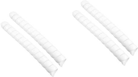 JECOMPRIS Baum Wickelt 4 Stück Kofferraumschutz Anlage Baumrindenschutz Winterbaumwickel Baumstammschutz Baumhüllen Zum Winterschutz Baumschutz Baumwächter Reparatur Pvc Schutzhülle Weiß