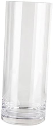 Fenteer Vaso per Fiori Alto Vaso cilindrico in Acrilico Contenitore portavaso per Piante da Interno per Fiori Artificiali secchi