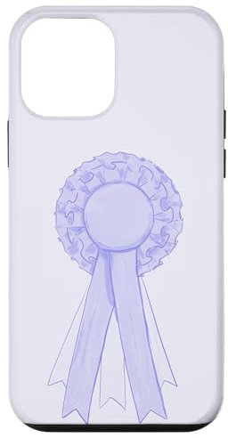 Lilla Coquette Rosetta Fiocco Viola Chiaro Nastro Custodia per iPhone 12 mini