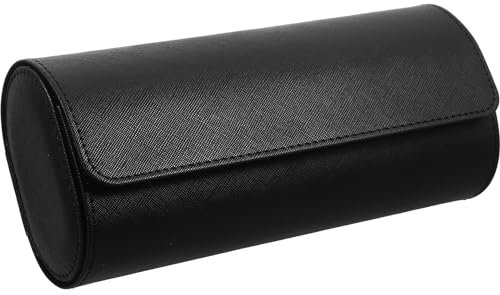 WOFASHPURET 1stück Slots Handgefertigte Pu Uhrenbox Eleganter Runder Uhrenorganizer Für Und Aufbewahrung Für Armbanduhren Und Schmuck