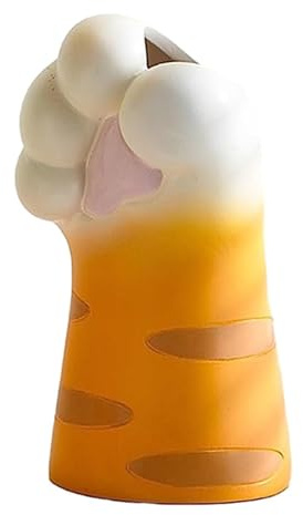 Vaso Cat Paw – resina cartone animato decorazione da tavolo, grazioso vaso per gatti | Centrotavola per gatti lucidata, vaso decorativo per gattini, piccole zampe di animali, per sala da pranzo