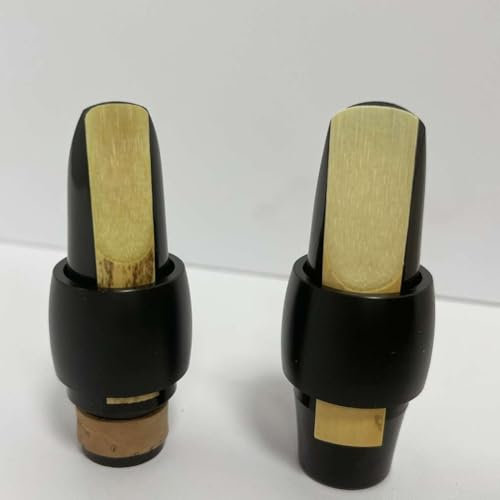 Professionelles Saxophon-Mundstück, Blattschraube, Kunststoffclip für Altsaxophon- und Klarinettenspieler (für Altsaxophon)
