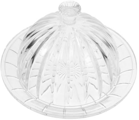 UTHCLO Présentoir à Gâteaux Pratique et Facile à Exposer Design Simple en Verre Cloche Transparente pour Dessert et Apéritif à Domicile
