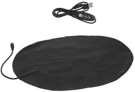 NESTINGHO USB-heizmatte für Haustiere Wärmedecke für Katzen und Hunde Elektrische Heizmatte für Kätzchen Stabile Temperaturregelung Tragbar und Kompakt Einstellbare Temperatur für Kleine