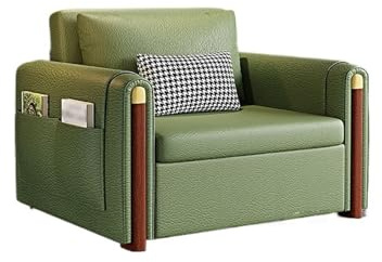 Modern Hopfällbar bäddsoffa, modern med utdragbar säng och förvaring for vardagsrum, sovrum, balkong Sovfåtölj