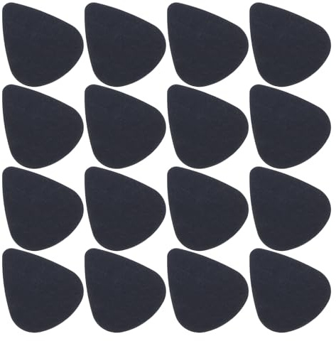 DECOMELODY 30 Stück 30 Stück Gitarrenplektren 0,5mm Schwarz Dünne Plektren für Akustik- E und Bassgitarre Universelles Gitarrenzubehör für Musiker und Anfänger Verschleißfestes Plektrum