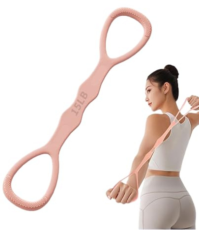 Bandas de Ejercicio - Cuerdas Elásticas para Entrenamiento de Espalda - Bandas De Fitness - para Mayores Gimnasio Pierna Cuerpo Pilates Rehabilitación