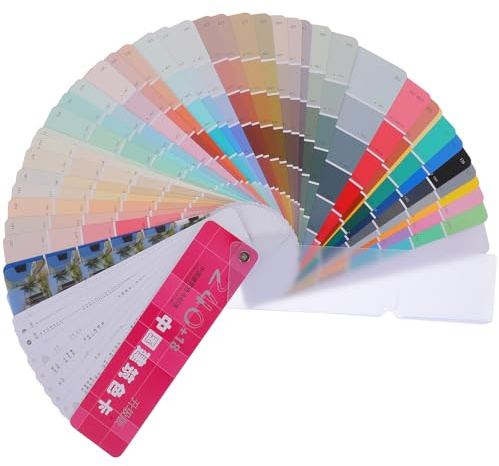 VILLFUL National Standard Paint Sample Card 258-color Set Bulk Paint Chips for Building Amp; Decorating
