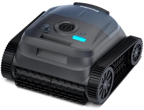 Pondee X5 Robot Limpiafondos Piscina y Paredes Sin Cable | Línea de Agua, Navegación Inteligente, Aspiradora 21 m³/h Saugkraft, 3 Motores Brushless, Autonomía 180 Min, hasta 300m²