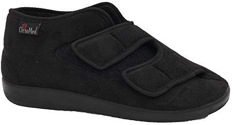 OrtoMed Klettschuhe Verbandschuhe Hausschuhe Senioren, EU 41