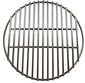 SunshineBBQs Round Replacement BBQ Cooking Charcoal Grill Grate in Heavy Duty 6mm Stainless Steel (30.48cm (12 Inch) Diameter)