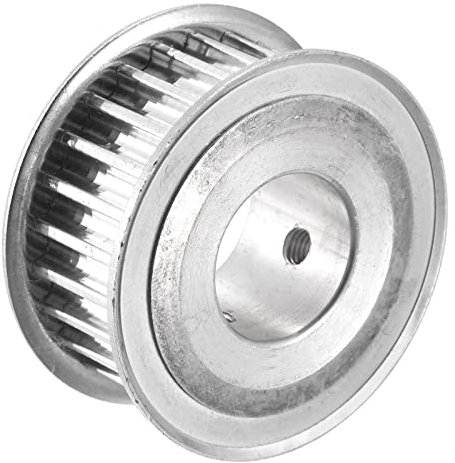 sourcing map 5 m 25 Zähne Zahnriemenscheibe Synchronrad Zahnriemen Antrieb ohne Schritt 5 mm Steigung 14 mm Bohrung für Riemen, 3D-Drucker, CNC