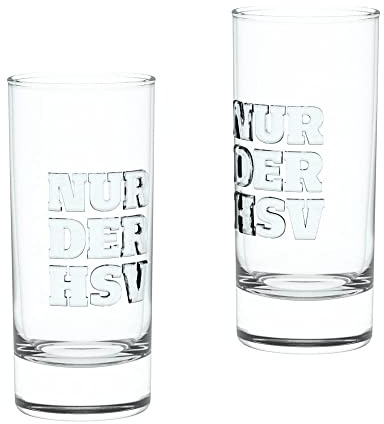 Hamburger SV HSV Schnapsglas 2er Set Relief