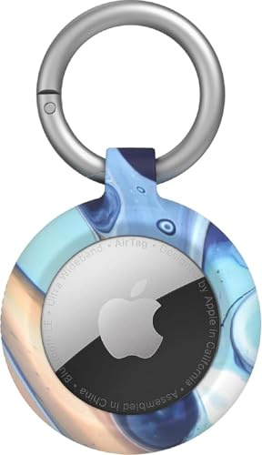 OtterBox AirTags Holder für AirTag, stoßfeste, sturzsichere, robuste, dünne Schutzhülle für Apple AirTags, inklusive Zwei Karabiners, Saturn
