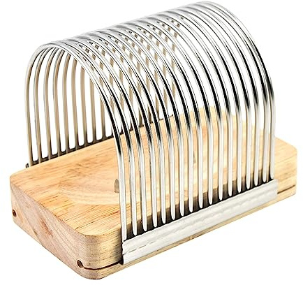 Hasselback Schneider Edelstahl Schneider für Hasselback kartoffel und Gemüse Schneider, praktische Küchenhelfer zum Kochen, 14 x 9.3 x 10.3 cm (Silber)