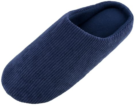 Knixmax Pantofole Uomo Donna Comode Ciabatte Estive con Memory Foam Morbide e Antiscivolo Slippers Blu EU42-43