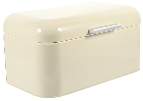 Garneck Bread Storage Box Vintage Bread Container Metal Holder Airtight Storage Counter Top Bin Large Capacity