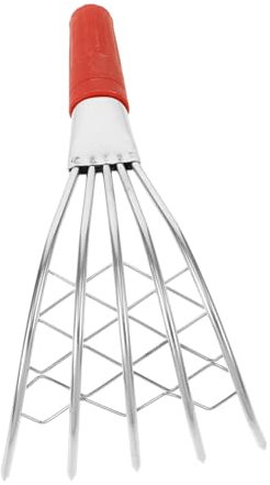 CIYODO Râteau à Griffes pour Garçon Fille Outil De Jardin Râteau à Main pour Plage Arracheur De Palourdes sans Manche
