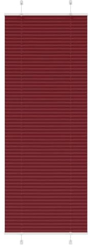 vidaXL Store plissé Rouge Bordeaux 80x200 cm Largeur du Tissu 79,4 cm, Store plissé de fenêtre, Store accordéon, Store plissé de véranda