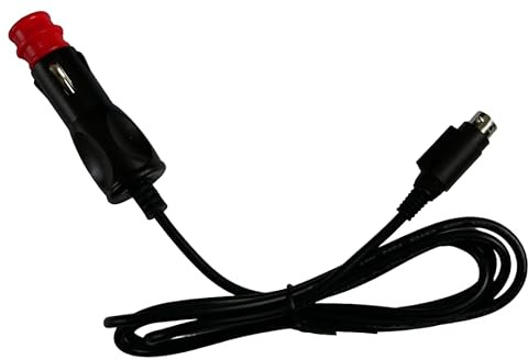 Hella DIN Car Cigarette Lighter Socket Extension Cable with 3-Pin Output Plug For AvTex Branded TVs Only. 1.5 Meters Long