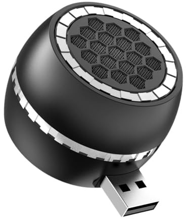 CAZSTYK Freundliche Lautsprecher mit Notebook Sound, sofortiger Anschluss, Miniatur Lautsprecher, kompakte Größe, passend für die meisten USB Anschlüsse von Computern, winziger Dozent für Laptop