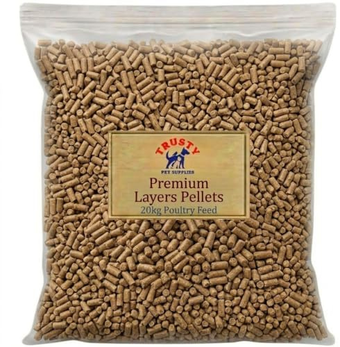 Layers Pellets Chicken Feed 20kg | Complete Chicken Food for Laying Hens | High Protein & Calcium Chicken Layers Pellets | Trusty Pet Supplies