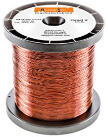 Kupferlackdraht W210 Ø 0,40 mm 500 g, ca. 420m - CU Lackdraht Grad 2 CUL Kupferdraht Gewicht 500 Gramm Durchmesser 0,40 Millimeter Wickeldraht Kupfer Draht nach IEC 60317-13