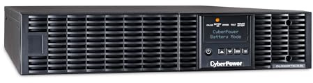 CyberPower OL3000RTXL2UN Smart App Online UPS Battery Backup and Surge Protector, 3000VA/2700W, 7 Outlets, 2U Rack/Tower, Pre-Installed RMCARD205, EBM Option, UL Certified