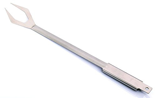 Fourchette de barbecue en acier inox 50 x 6,9 cm Épaisseur 1,5 mm