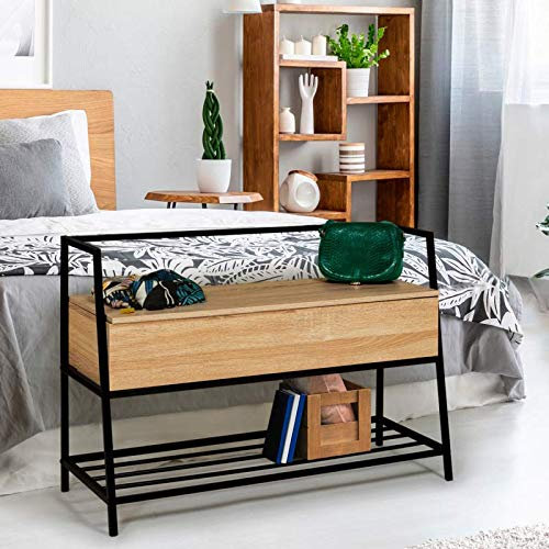 IDMarket - Banc d'entrée Chaussures TIM Design Industriel