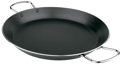 TIENDA EURASIA® Paellera Induccion - Paelleras Fabricadas en Aluminio Antiadherente - Apto para Todo Tipo de Fuegos - Especial Induccion, Vitroceramica - Paellera Resistente (4 Raciones - 34 cm)