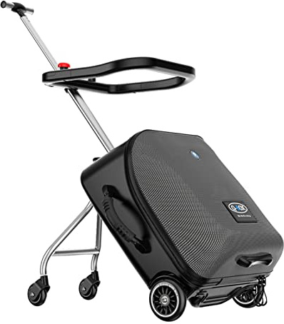 LemoHome Expandable Luggage with Spinner Wheels,Large Suitcases with Child Seat Design,Hard Luggage for Women and Men,20 inch Hardside Carry on Luggage for Travel