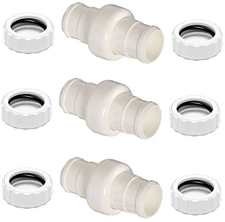 ATIE 360 Poolreiniger-Kombi-Set – Schlauchdrehgelenk 9-100-3002 und Mutter 9-100-3109 (3er-Pack) für Zodiac Polaris 360