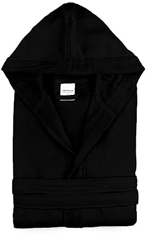 Morbidissimi Accappatoio Monoterry Cotone e Spugna per Uomo e Donna, Con Cappuccio, Cinturino e 2 Tasche, Morbido 230 gr/mq, Accappatoi J534