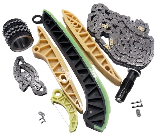 HiSport 2720520216 Engine Timing Chain Kit - Compatible with Benz C230 C80 C300 C350 CL550 CLK350 CLK550 E350 E550 G550 GL450 GL550 GLK350 ML350 ML450 ML550 R350 S400 S550 SL550 SLK280 SLK350