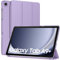 MoKo Custodia per Samsung Galaxy Tab A9+/A9 Plus 11 pollici 2023, leggera stand con stabile PC traslucido retro per tablet Tab A9 Plus (SM-X210/X216/X218), auto sveglia/dormire, viola