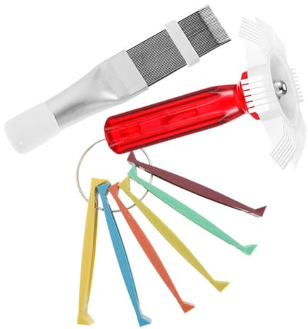 PRETYZOOM Kit Complet De Nettoyage De Condenseur De Climatisation Peigne À Ailettes Pour Climatiseur Brosse À Ailettes De Radiateur Pour Un Nettoyage Facile