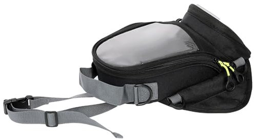 Sacoche de réservoir de Moto | Réservoir de Moto magnétique | Sac de Rangement pour réservoir | Sac de Navigation pour réservoir étanche, Poches à accès Rapide, Parfait pour Les aventuriers et Les