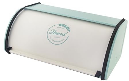JISADER Portapane in Metallo Portapane Portapane con Coperchio Contenitore da Cucina per controsoffitto Negozio di Dolci Armadio Ristorante, L