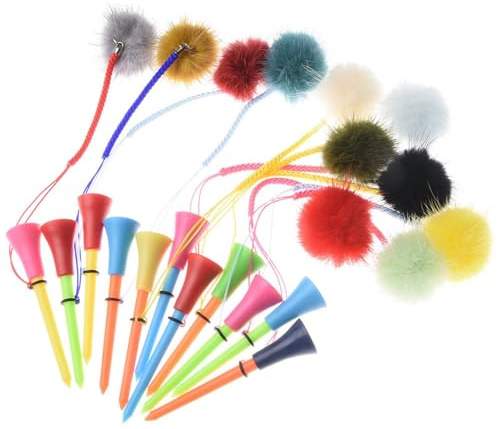 Tee De Golf, Tee De Réinitialisation De Golf avec Corde Anti-Perte, Support De Balle De Golf en Caoutchouc, Tee De Golf Flexible | Cadeau De Sport Vistaprint pour Les Amateurs De Golf, Les Amis, La