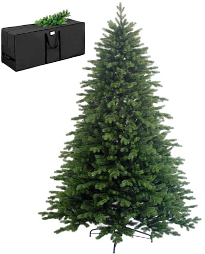 Marvin Albero di Natale Effetto Realistico Richiudibile, Apertura Ramo a gancio, Facile da Montare, Decorazioni Natalizie, Folto Verde Ignifugo (Montreal VERDE, 270 CM)