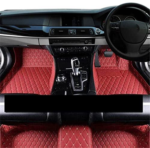 DZSGJNOF Antirutschmatten Auto Auto-Fußmatten Automatten Anti-Schmutz-Pads wasserdichte Fußmatten Für Kia Für Naza Für Sorento BL 2002-2006 Auto-Schondecke(RHD Maroon)