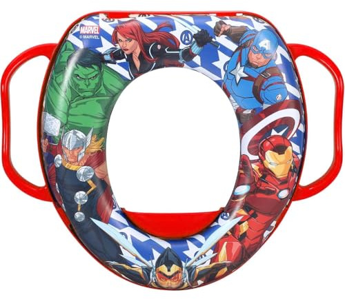 Riduttore WC Avengers Marvel per bambini adattatore water universale con manici